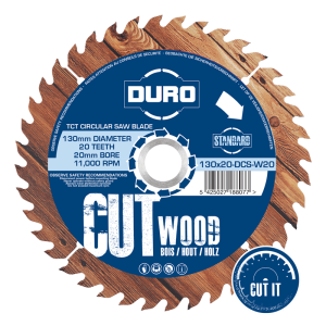Wood Circular Saw Blade – DCS-W | DURO STANDARD. A range of tungsten carbide tipped circular saw blades designed for a professional finish.