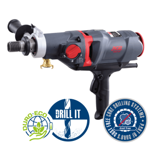 DMC6P drill motor for dust free wet or dry drilling, hand or rig mounted