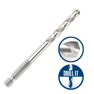 HSS ground hex shank metal drilling bits