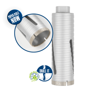 DDC-RAPIDE Vacuum Brazed Core Drill - The Fastest Core Drill Available