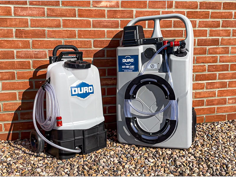 20L & 60L Construction Site Dust Suppression Water Tanks from DURO