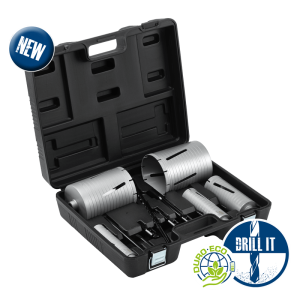 DDC-RAPIDE-KITS5 Vacuum Brazed Lightweight Dry Diamond Core Drill Kit